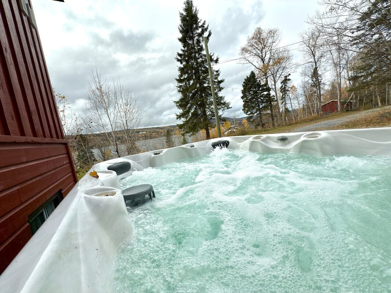 Bain à remous extérieur