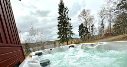 Mini-chalet avec Spa à Pohénégamook un pur bonheur