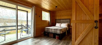 Mini-chalet avec Spa à Pohénégamook un pur bonheur