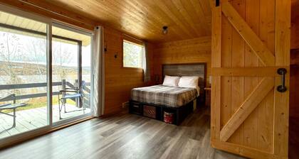 Mini-chalet avec Spa à Pohénégamook un pur bonheur