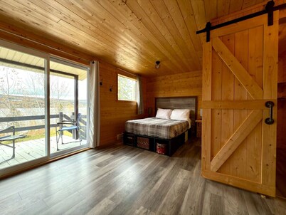 Mini-chalet avec Spa à Pohénégamook un pur bonheur