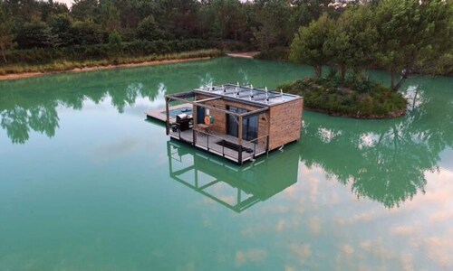 Lodge on Private Pond With Koi Carp Views
