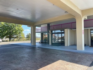 Majoituspaikan julkisivu