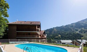 Outdoor pool - 3-star Mezzanine Studio for 4 People, South-facing (Valloire)