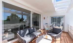Outdoor dining - Al-114 Estepona - Apartment - Alcazaba Lagoon 2 BD (Casares)