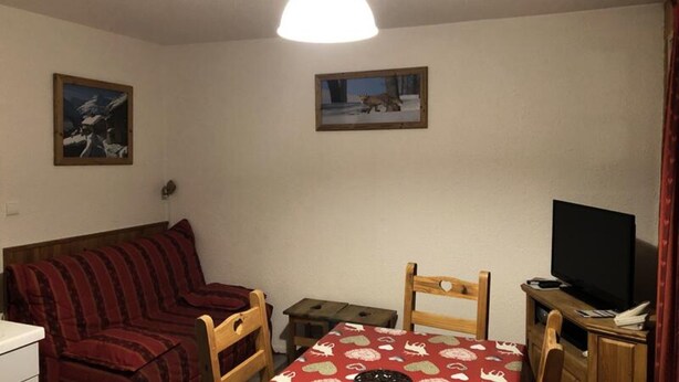 Interior - 2-room Cabin Apartment for 5 People, West-facing (Valloire)