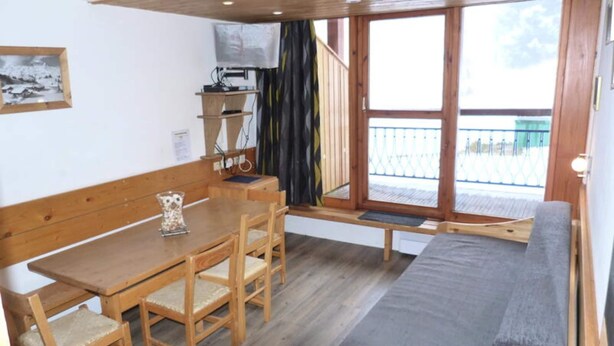 Interior - 2-room Duplex Apartment for 6 People, Ski-in/ski-out, in the Village of Charmettoger in Arc 1800 (Bourg-Saint-Maurice)