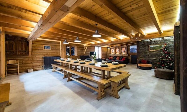Dining - Chalet in Saint Sorlin Near Ski Slopes (Saint-Sorlin-d'Arves)
