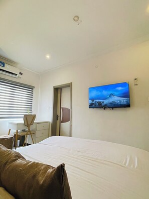 1 室のベッドルーム、アイロン / アイロン台、WiFi、ベッドシーツ