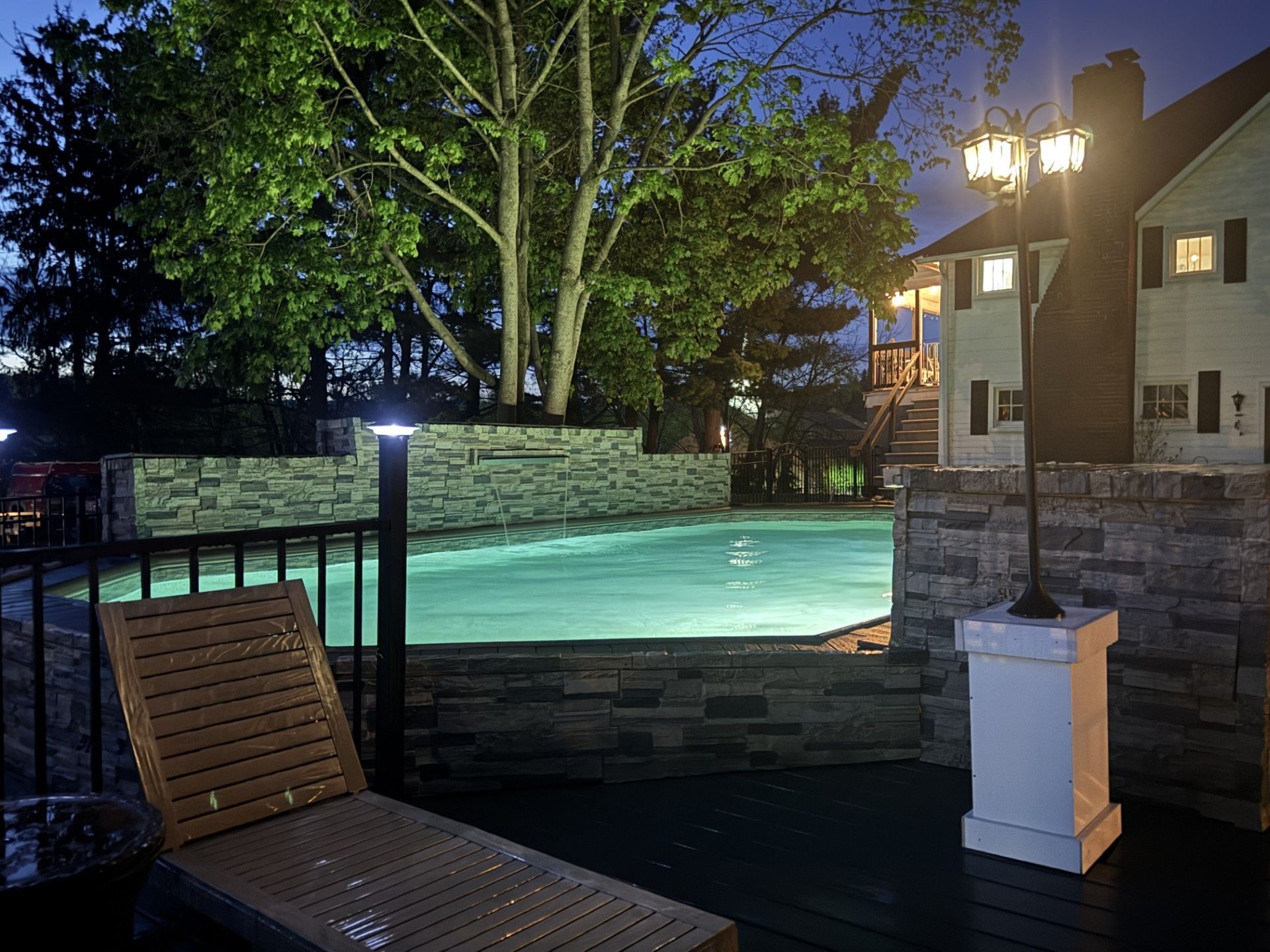 Alberca al aire libre 