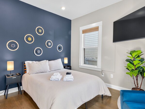 3 chambres, fer et planche à repasser, lit parapluie, Wi-Fi gratuit