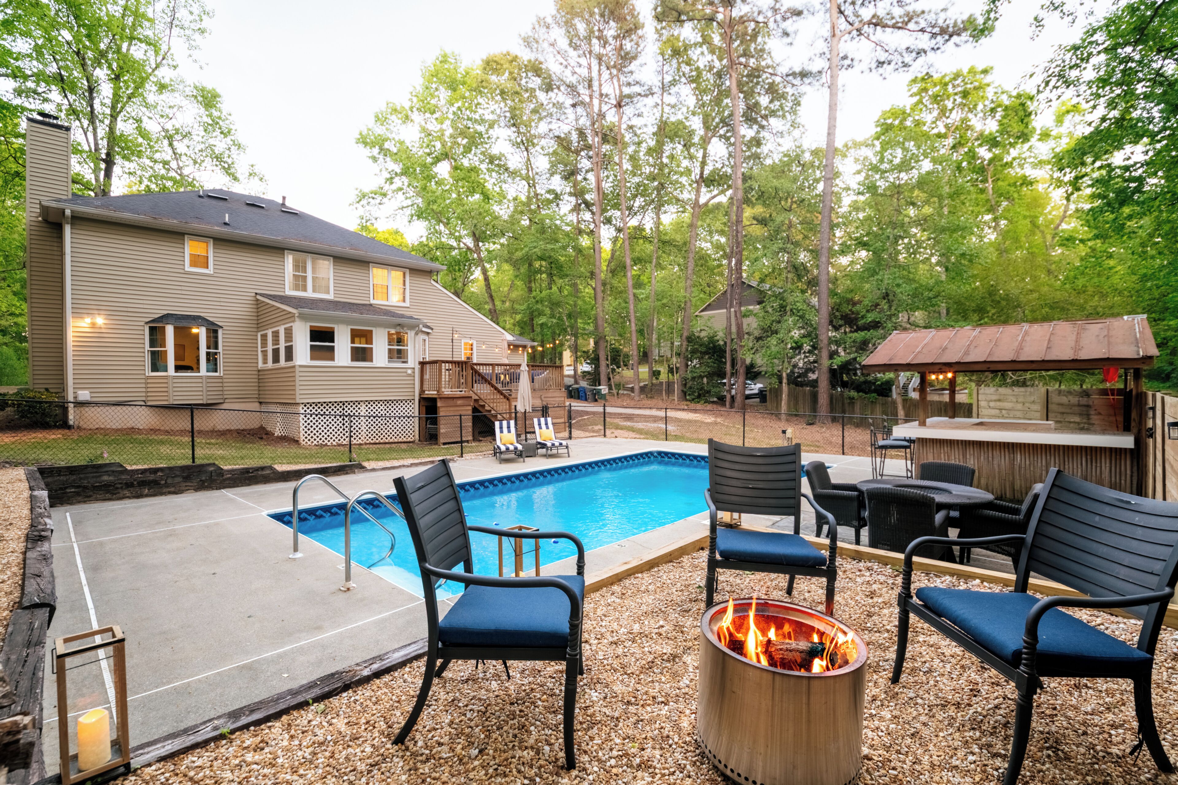 Alberca al aire libre 