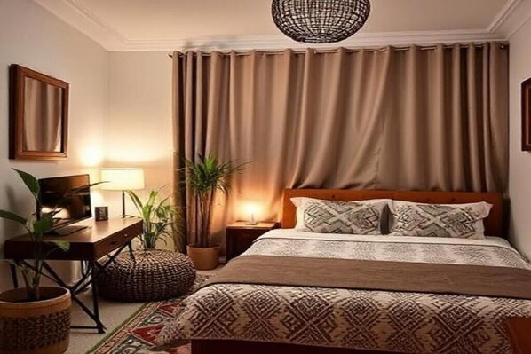 1 bedroom, iron/ironing board, internet - A Cozy escape in Morocco (Casablanca)