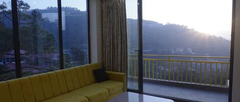 Vue depuis l’hébergement