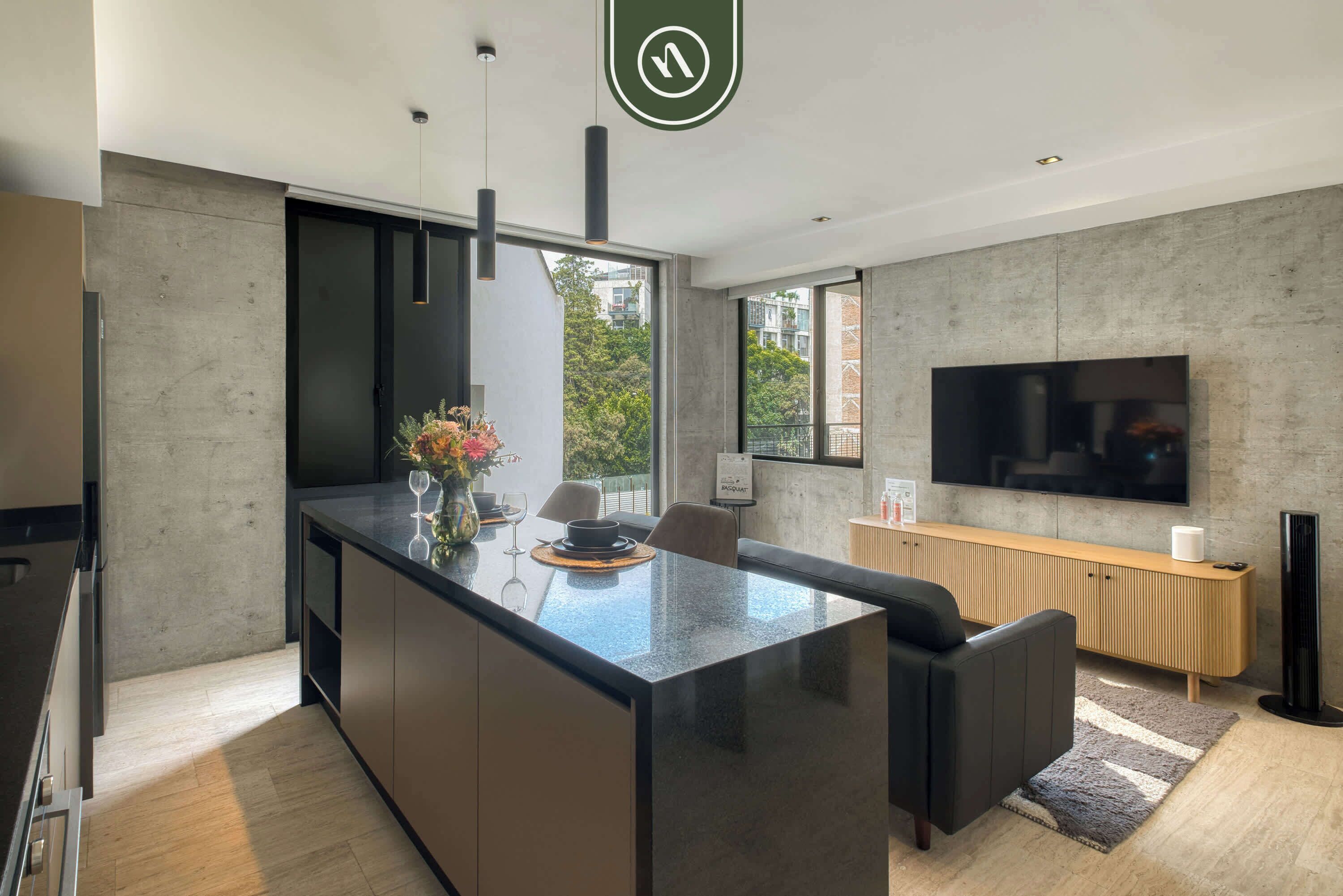 Apartment, 1 King Bed, Balcony, City View (Veracruz 72 B302) | Interior