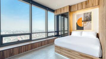 Studio - 1 queensize-säng - kök - utsikt mot staden (Be Grand Reforma 3605) | 1 sovrum, individuell inredning och unika möbler