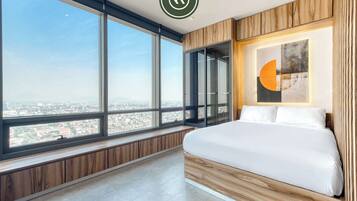 Monolocale, 1 letto queen, cucina, vista città (Be Grand Reforma 3605) | 1 camera, con stile personalizzato, con arredamento individuale