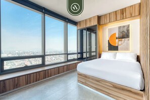 Studio, 1 grand lit, cuisine, vue ville (Be Grand Reforma 3605) | 1 chambre, décoration personnalisée, ameublement personnalisé