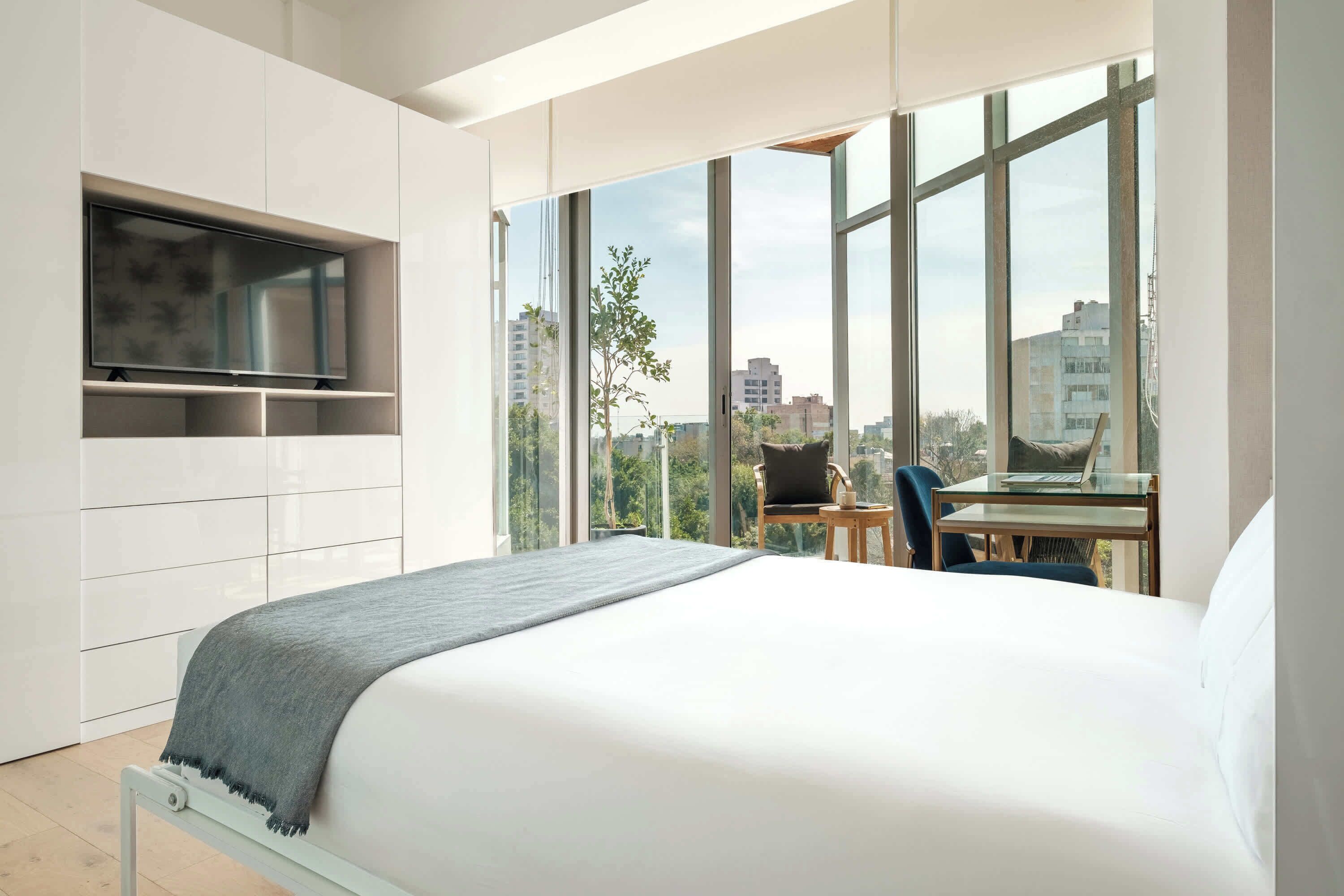 1 غرفة نوم وبديكورات فريدة لكل غرفة وطراز فريد لكل وحدة