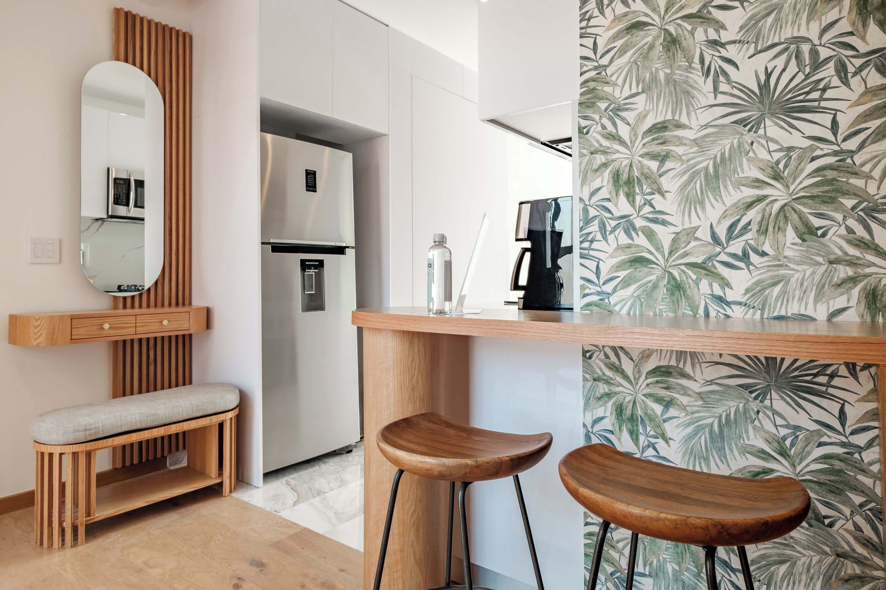 Departamento, 1 cama matrimonial, cocina, vista a la ciudad (Icon Cibeles 501) | Interior