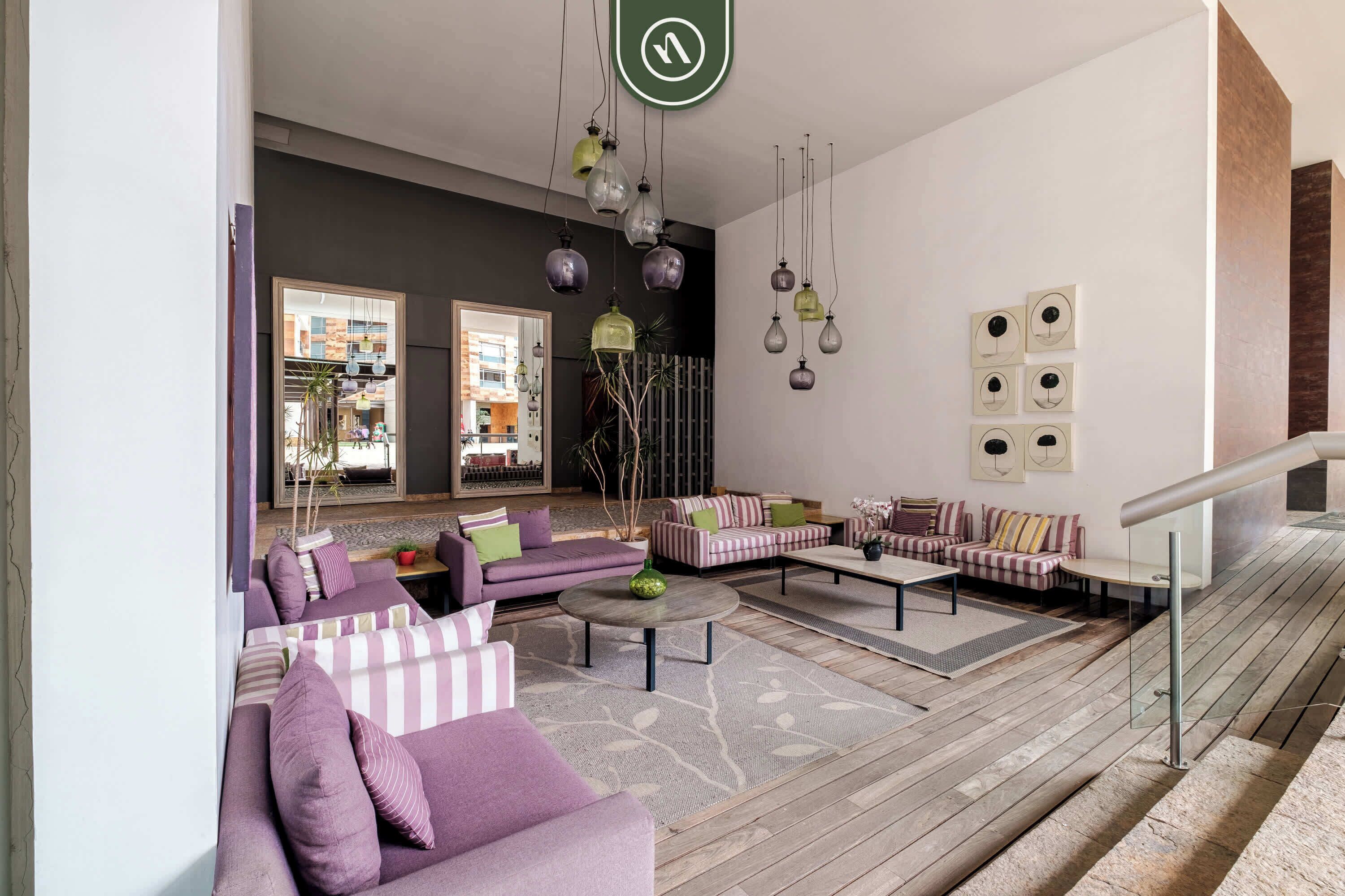 Appartement, 1 grand lit et 1 canapé-lit, balcon, vue ville (Hares Polanco-705) | Intérieur