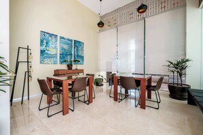 Apartment, 1 Queen Bed with Sofa bed, Balcony, City View (Hares Polanco-705) | Dining - Redesigned 1BR Condo in Polanco - Pool Gym - Padel (Mexico City)