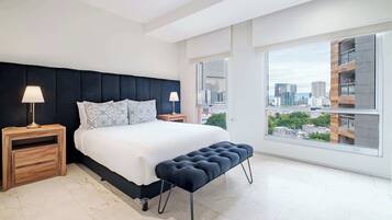 Lejlighed - 1 queensize-seng med sovesofa - balkon - byudsigt (Hares Polanco-705) | 1 soveværelse, individuelt design, individuel indretning