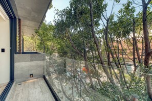 Appartement, 1 grand lit et 1 canapé-lit, cuisine, vue ville (Monterrey 200 203) | Enceinte de l’hébergement