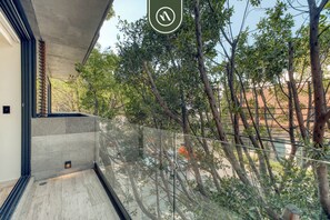 Apartment, 1 Queen Bed with Sofa bed, Kitchen, City View (Monterrey 200 203) | Property grounds - Centric 2 BR Condo in the Heart Roma Norte (Mexico City)