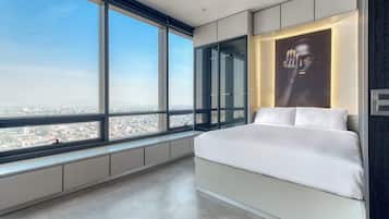 Studio, 1 queensize bed, keuken, uitzicht op stad (Be Grand Reforma 3705) | 1 slaapkamer, individueel gedecoreerd, individueel gemeubileerd