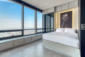Studio, 1 Queen Bed, Kitchen, City View (Be Grand Reforma 3705) - Luxury Studio - Revolution Monument View - Gym (Mexico City)