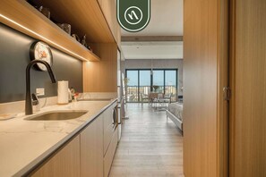 Studio, 1 queensize bed, keuken, uitzicht op de stad (Juarez 56 - (03)) | Interieur