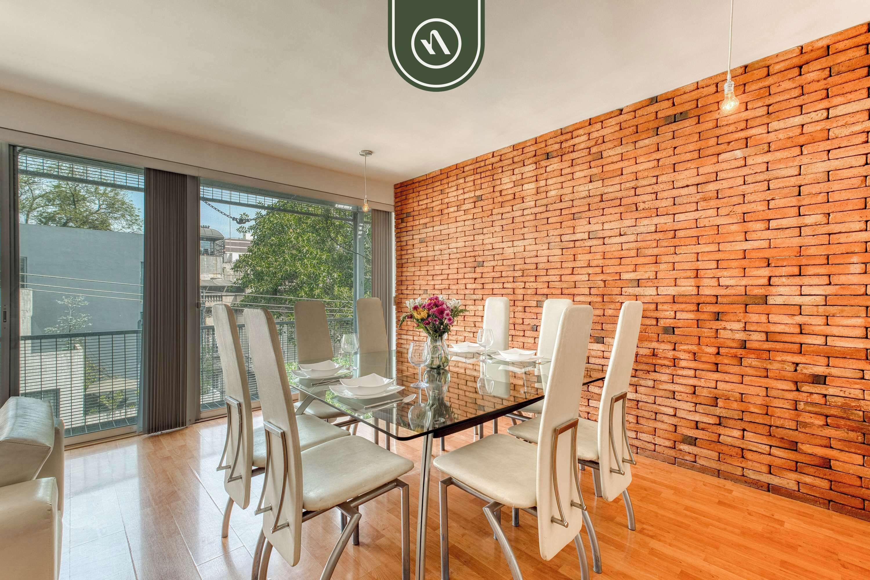 Huoneisto, 2 parisänkyä, keittiö, kaupunkinäköala (SpazioDurango 136 1) | Ruokailu