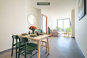 公寓客房, 1 張特大雙人床, 廚房, 城市景觀 (Be Grand Reforma 3908) | 用餐區