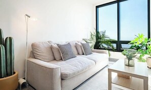 公寓客房, 1 張特大雙人床, 廚房, 城市景觀 (Be Grand Reforma 3908) | 起居區