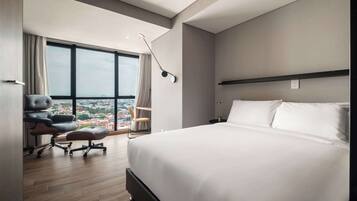 Estúdio, 1 cama Queen, cozinha, vista para a cidade (Sky Town 2004) | 1 quarto, individualmente decorados, individualmente mobiliados