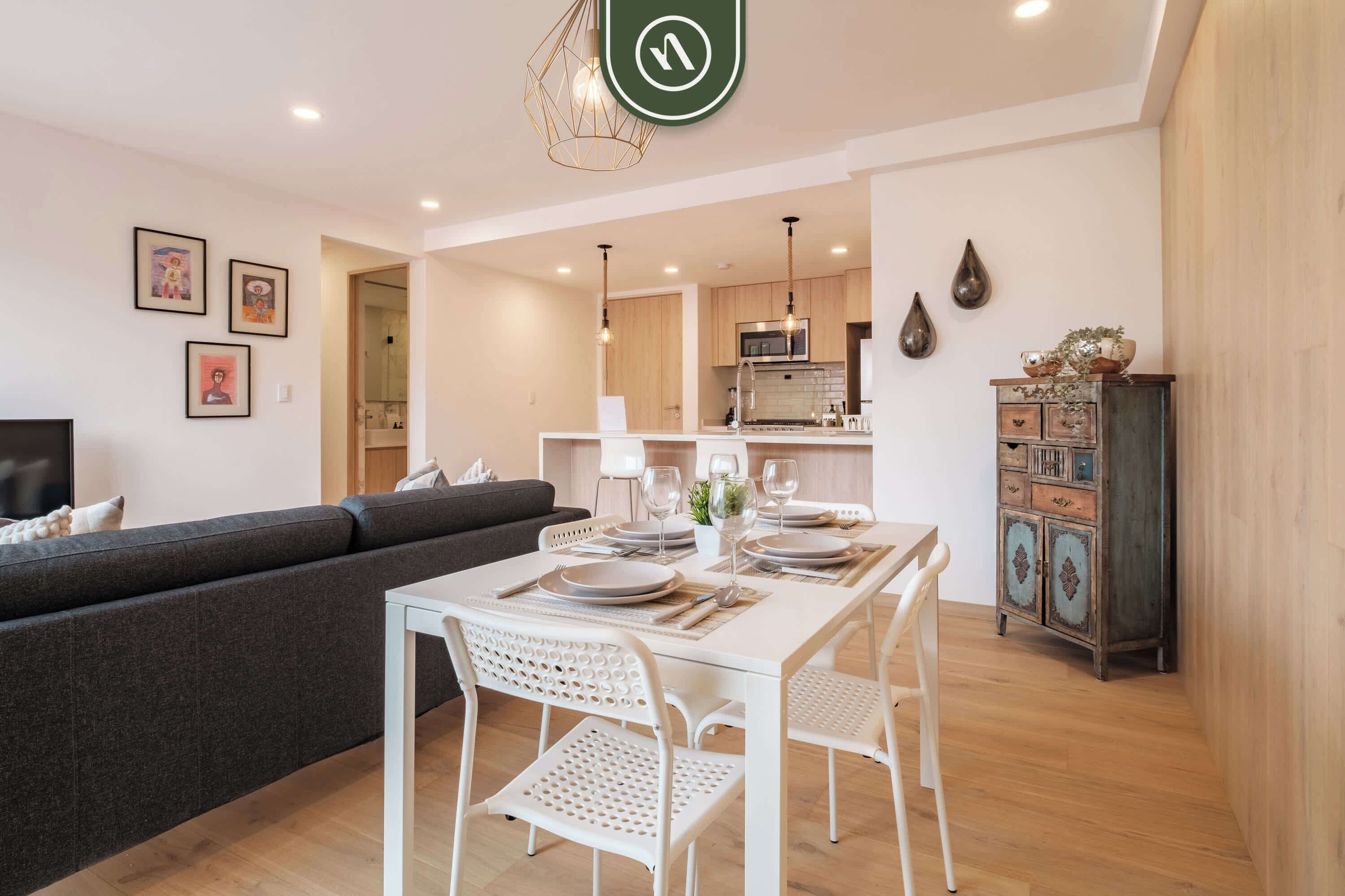 Condo, varias camas, cocina, vista a la ciudad (Chilpancingo 57 Unit 606) | Restaurantes