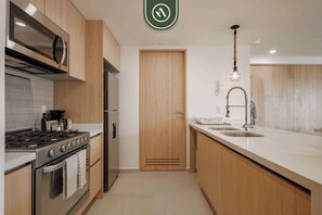 Lakás, több ágy, konyha, kilátással a városra (Chilpancingo 57 Unit 606) | Privát konyha