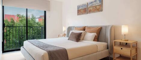 Huoneisto, useita sänkyjä, keittiö, kaupunkinäköala (Chilpancingo 57 Unit 606) | 2 makuuhuonetta, yksilöllisesti sisustettu, yksilöllisesti kalustettu