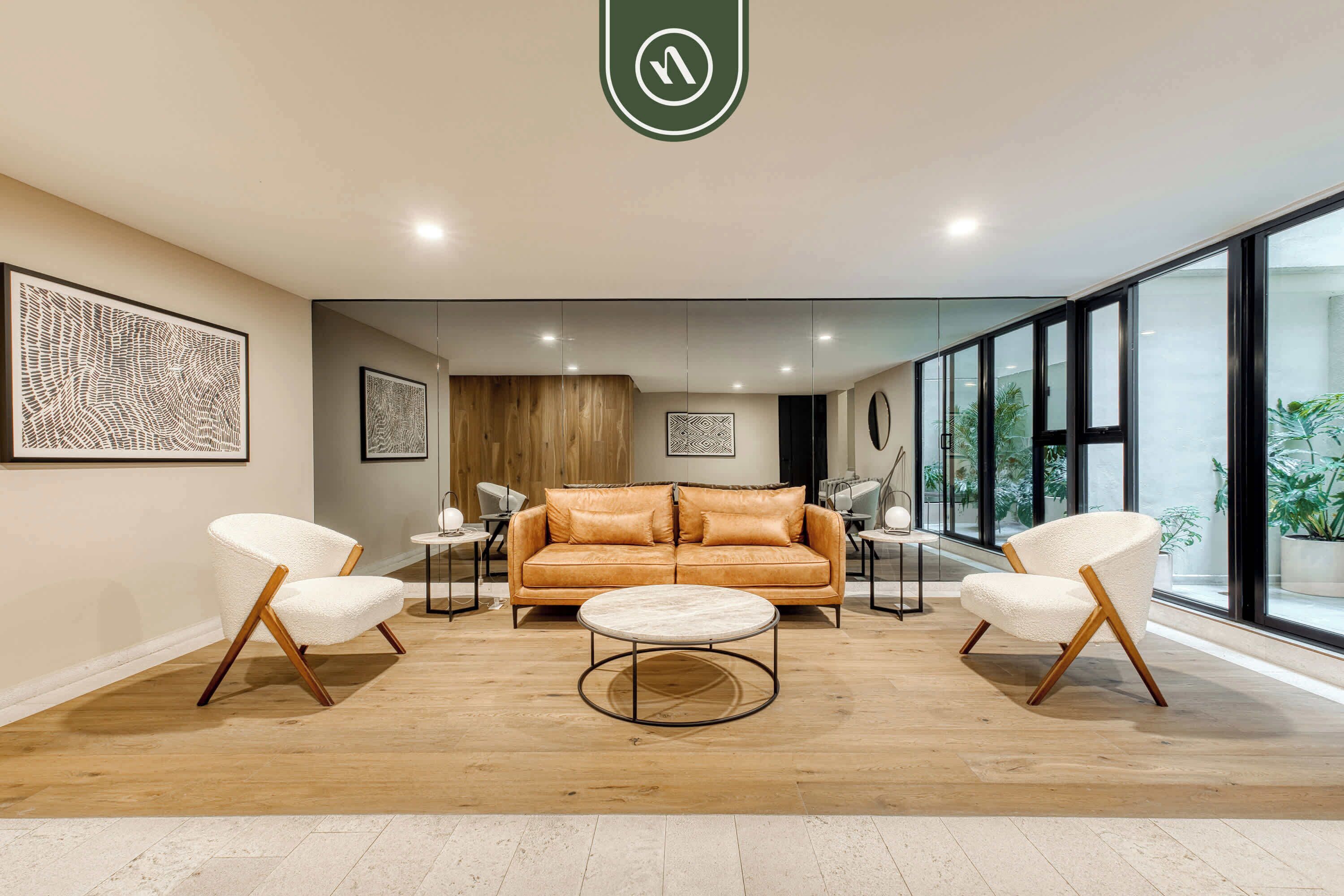 Apartment, 2 Queen-Betten, Küche, Stadtblick (Av Michoacan 21 403) | Innenbereich