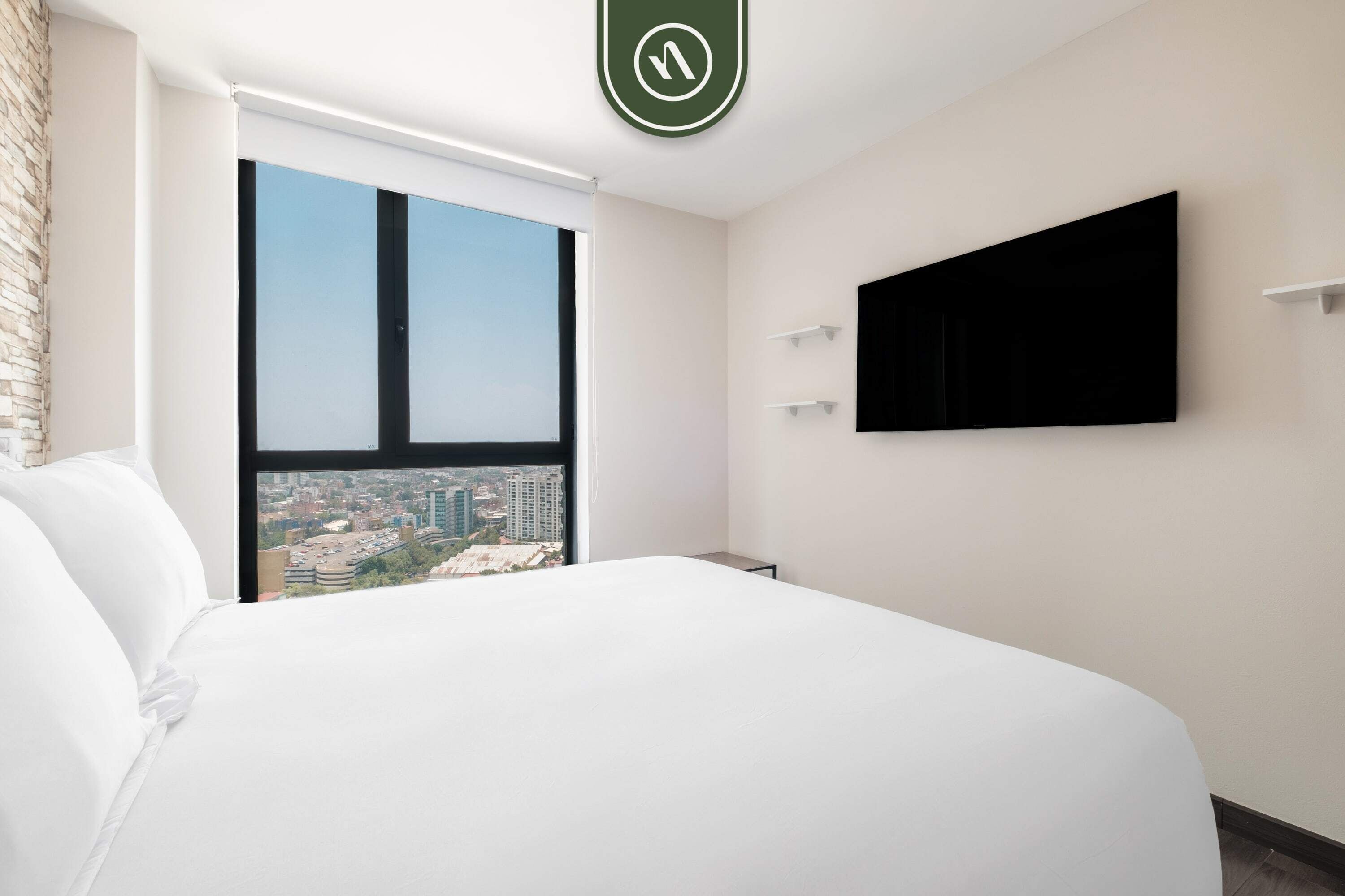 Appartement, 1 grand lit et 1 canapé-lit, cuisine, vue ville (Be Grand Alto Polanco T2 2505) | 1 chambre, décoration personnalisée, ameublement personnalisé