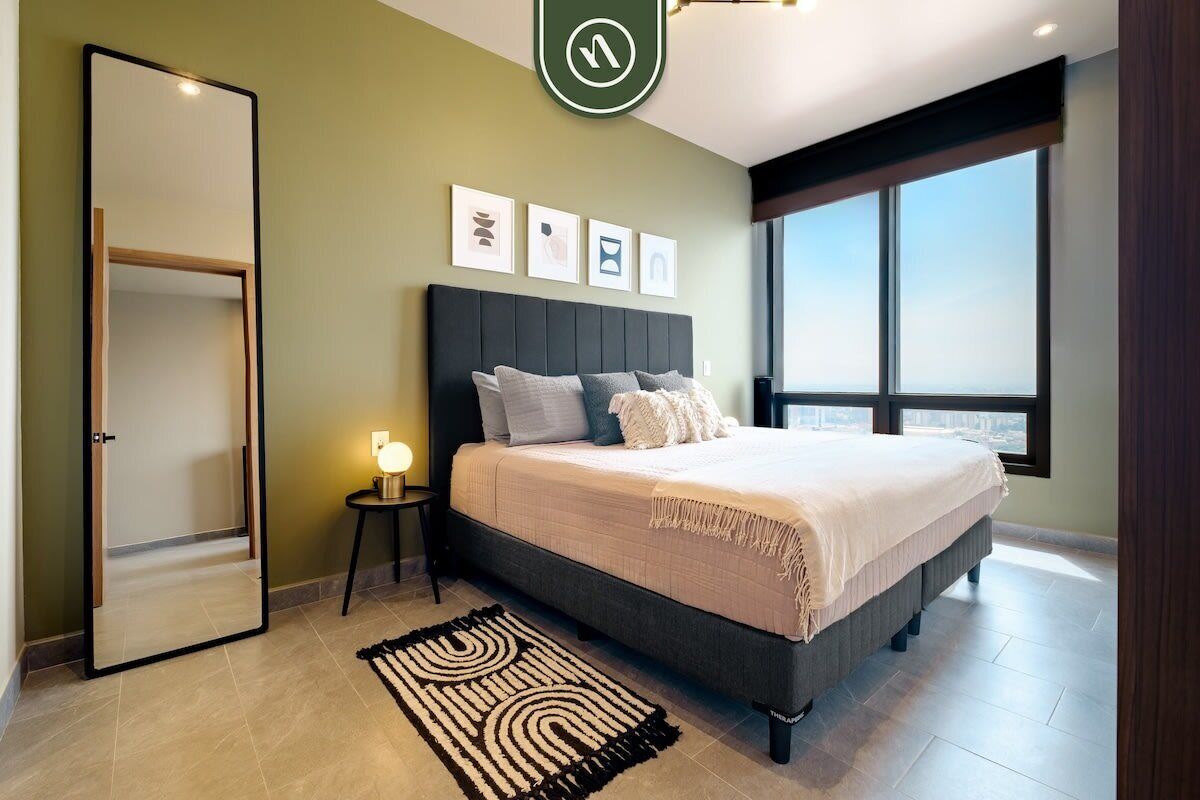 アパートメント キングベッド 1 台 キ  ッチン シティビュー (Be Grand Reforma 2918) | 1 室のベッドルーム、客室ごとに異なる装飾、客室ごとに異なるインテリア