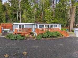 Exterior - Hood Canal Retreat with Water Views: Hot Tub, Fire Table, Forest Escape (Hoodsport)