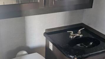 Towels, soap, toilet paper