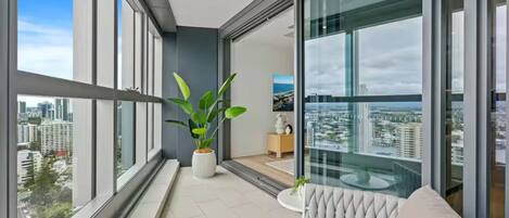 Departamento, 2 habitaciones, con acceso para personas discapacitadas, balcón | Balcón