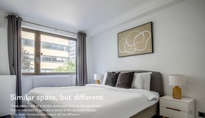 1 غرفة نوم ومكواة/لوح كي وواي فاي وملاءات أسرّة