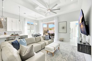 Smart TV, books - Twin Tides | 2 Side-by-Side Homes w/ Pools + Spas (Naples)