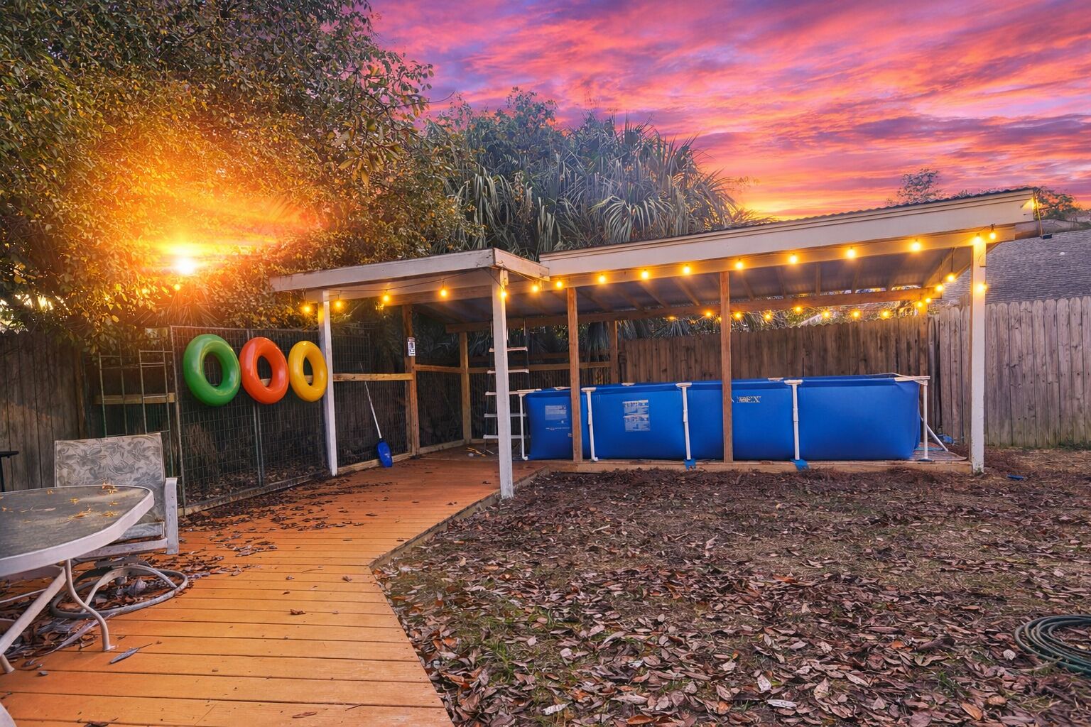 Overnattingsstedets uteområder