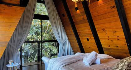 Chalet with bathtub, hill view, and pet-friendly.