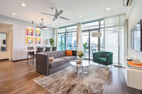 Family Suite, 3 Bedrooms, Club Lounge Access, City View | Egyptian cotton sheets, premium bedding, down comforters